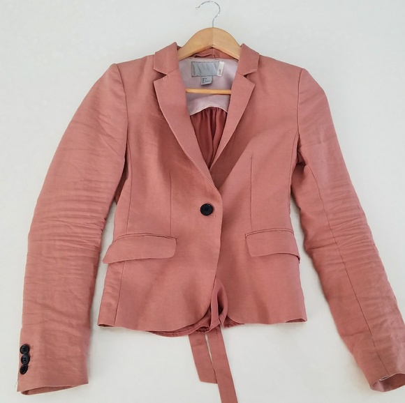 H&M peach / pink blazer - Picture 1 of 2